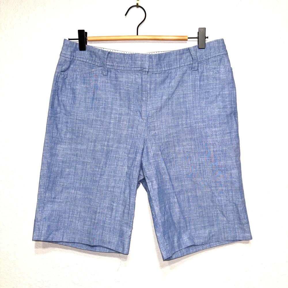Talbot Women's Resort / Golf Style Light Blue Perfect Short 100% Cotton Sz 8